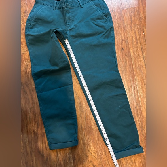 Eddie Bauer Women's Teal Chinos Size Petite 0 Fall Autumn - Picture 6 of 9